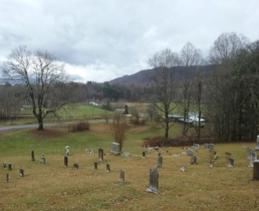 Clark Cemetery view